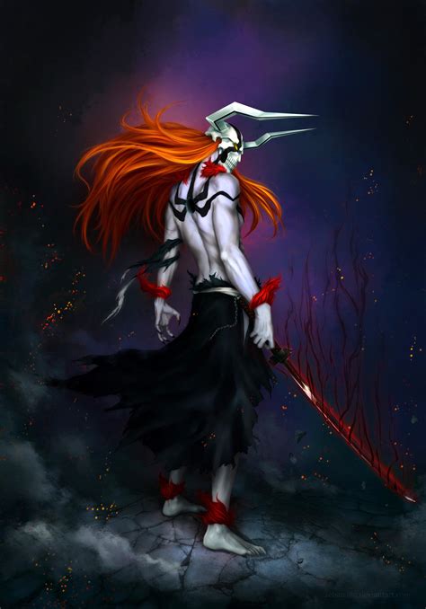 bleach ichigo hollow form|bleach ichigo full hollow.